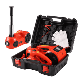 Kit de Macaco Eletrônico Multifuncional 3 em 1 com Chave de Impacto, Compreensor de Ar e Luz LED- LIFTFORCE 5 Toneladas 12V