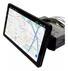 CETRAL MULTIMIDIA UNIVERSAL WIFI ANDROID 12 TELA FLUTUANTE TOUCH 1DIN (PARA QUALQUER CARRO) + CÂMERA DE RÉ