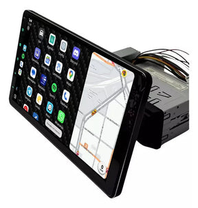 CETRAL MULTIMIDIA UNIVERSAL WIFI ANDROID 12 TELA FLUTUANTE TOUCH 1DIN (PARA QUALQUER CARRO) + CÂMERA DE RÉ