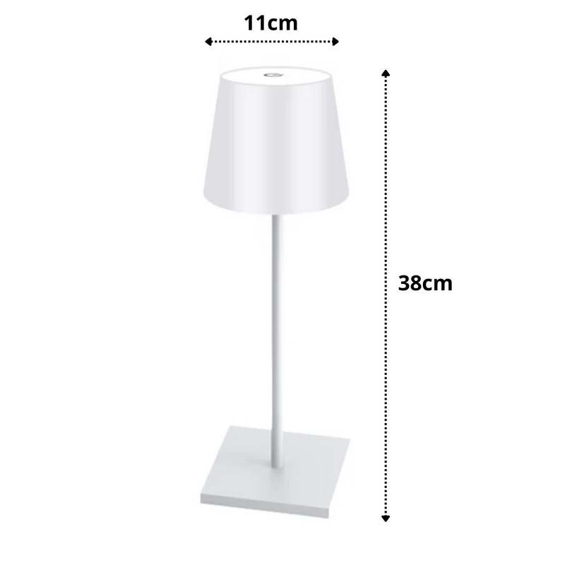 Luminária de Mesa Recarregável à prova de Água
