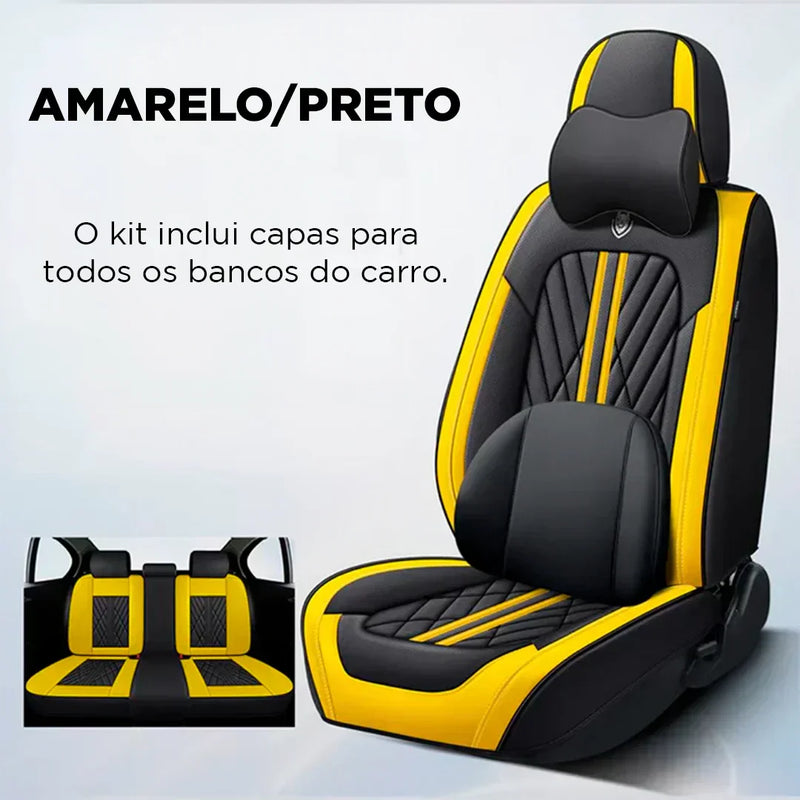 Kit Completo Premium de Capas de Banco Automotivas  - (QUEIMA DE ESTOQUE 50%OFF)