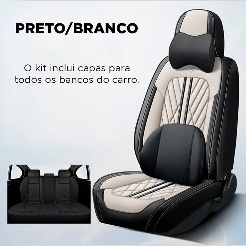 Kit Completo Premium de Capas de Banco Automotivas  - (QUEIMA DE ESTOQUE 50%OFF)