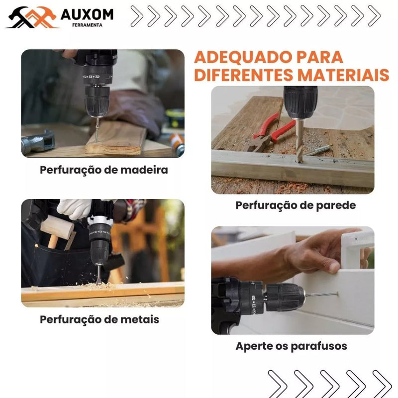 [COMPRE 1 LEVE 2] PARAFUSADEIRA FURADEIRA DE IMPACTO (48v)