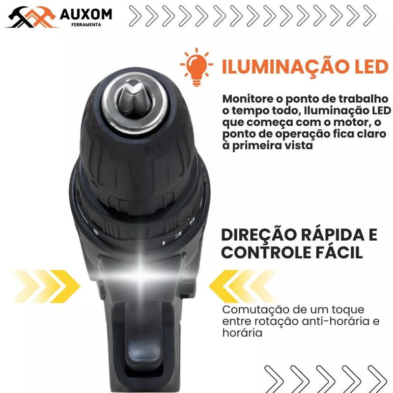 [COMPRE 1 LEVE 2] PARAFUSADEIRA FURADEIRA DE IMPACTO (48v)