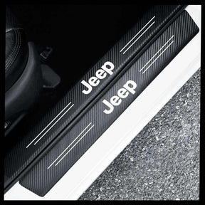 CarbonFilm™ Protetor de Soleira Anti-risco Premium - 4 Pçs