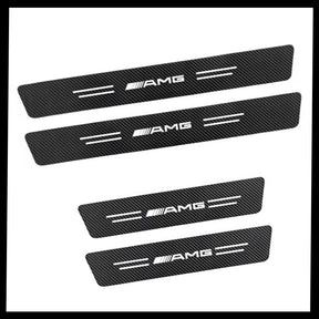 CarbonFilm™ Protetor de Soleira Anti-risco Premium - 4 Pçs