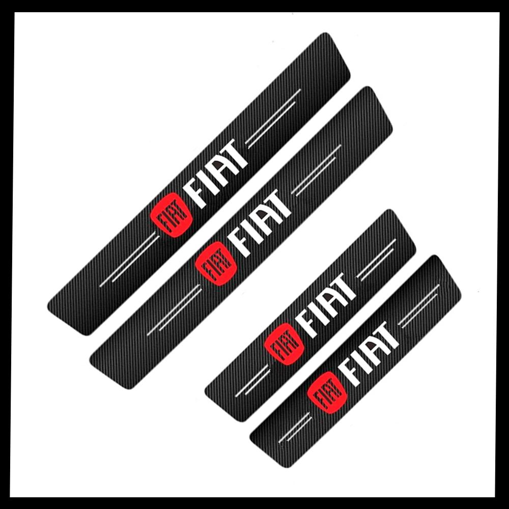 CarbonFilm™ Protetor de Soleira Anti-risco Premium - 4 Pçs