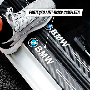 CarbonFilm™ Protetor de Soleira Anti-risco Premium - 4 Pçs