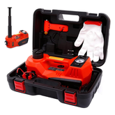 Kit de Macaco Eletrônico Multifuncional 3 em 1 com Chave de Impacto, Compreensor de Ar e Luz LED- LIFTFORCE 5 Toneladas 12V