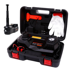 Kit de Macaco Eletrônico Multifuncional 3 em 1 com Chave de Impacto, Compreensor de Ar e Luz LED- LIFTFORCE 5 Toneladas 12V