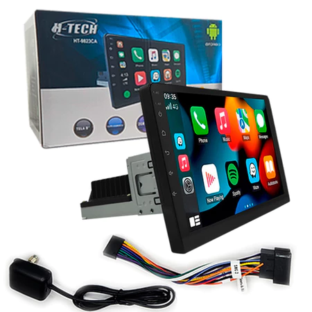 CETRAL MULTIMIDIA UNIVERSAL WIFI ANDROID 12 TELA FLUTUANTE TOUCH 1DIN (PARA QUALQUER CARRO) + CÂMERA DE RÉ