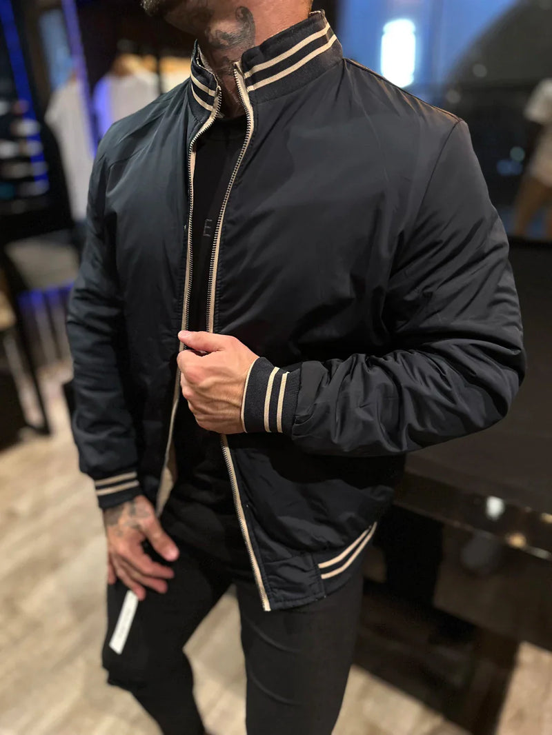 JAQUETA PREMIUM CASUAL REVERSIVEL BEGE/PRETA (PAGUE 1 E LEVE 2)