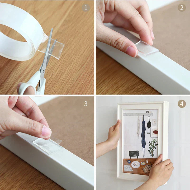 Fita Dupla Face Transparente Ultra Forte